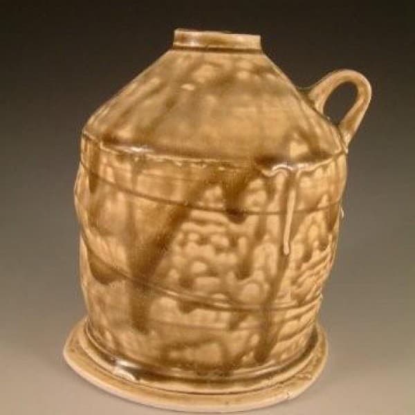 Slip ash Glaze
