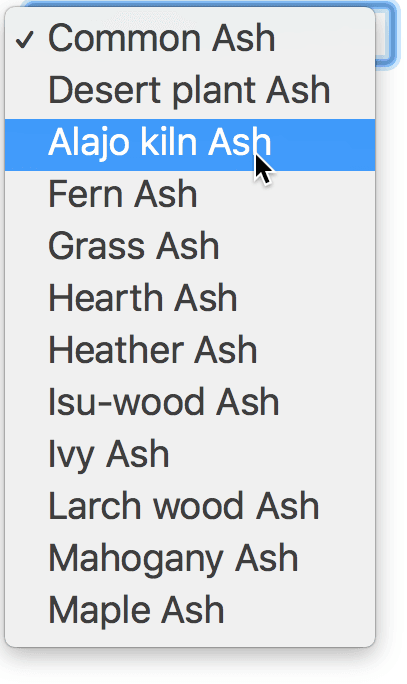 ashes