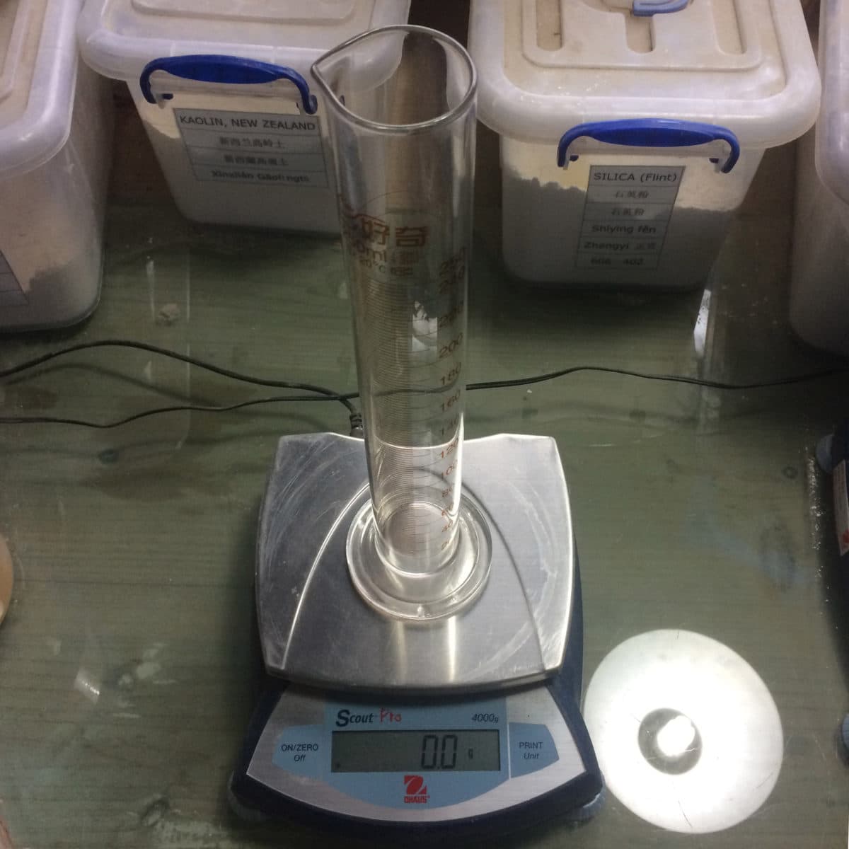 Empty beaker