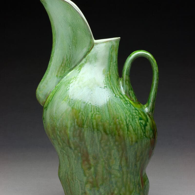 Green chrome glaze