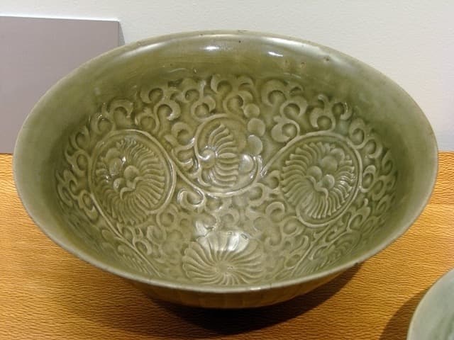 Ancient Chinese Yaozhou kiln celadon.