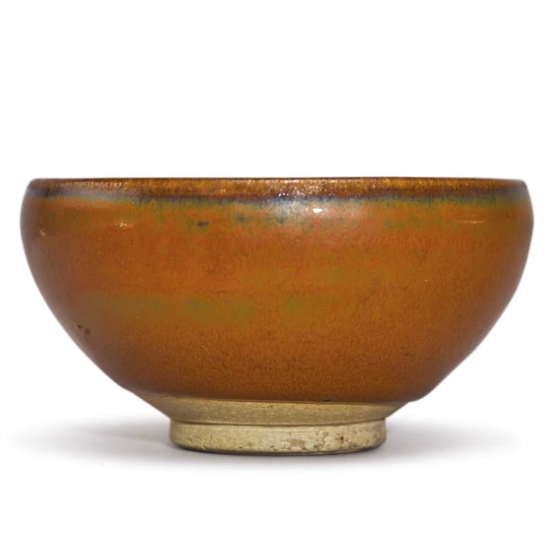 Iron Kaki Tomato Red Glaze