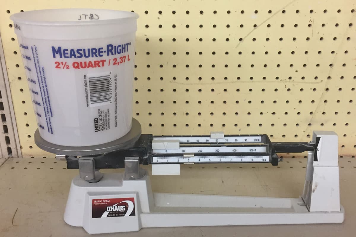 Two digital scales