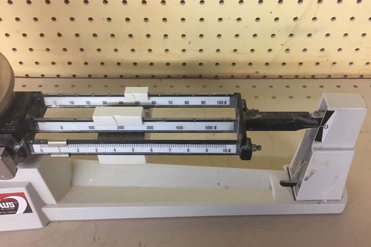 Two digital scales