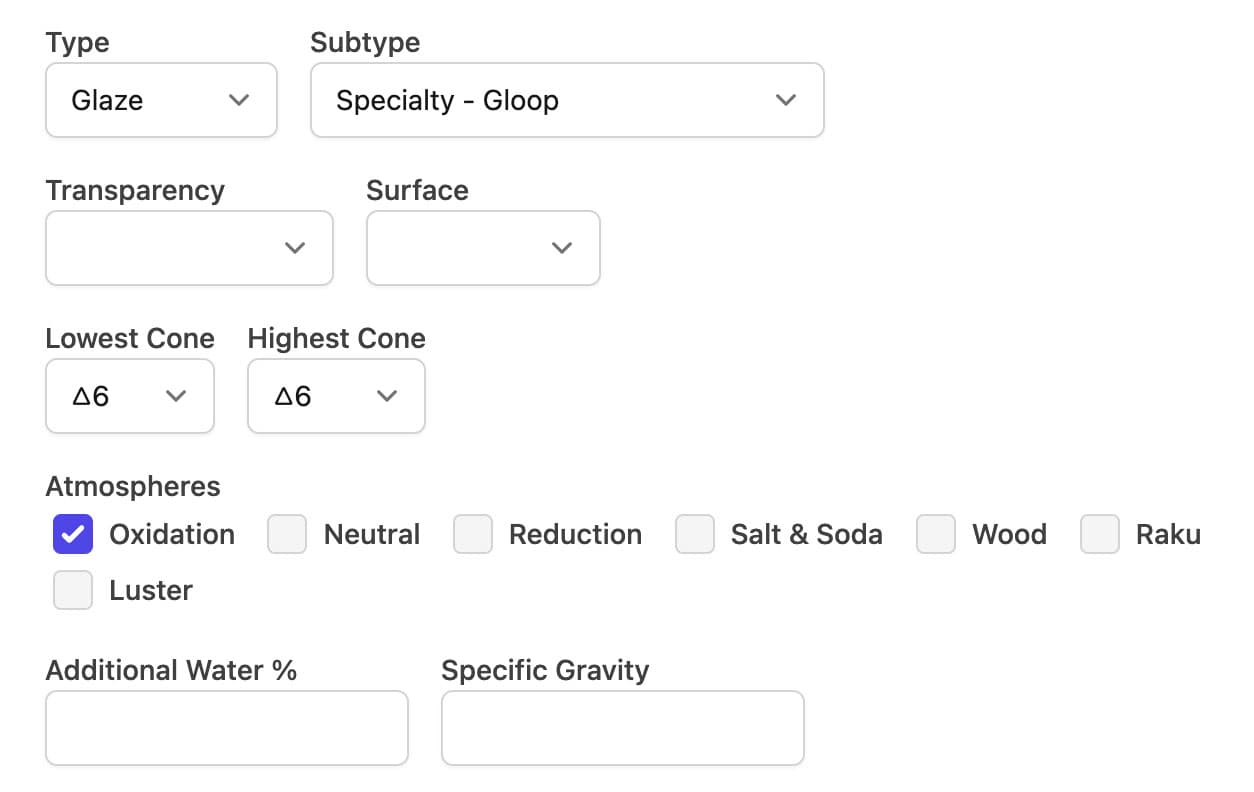 Editing Recipe Metadata