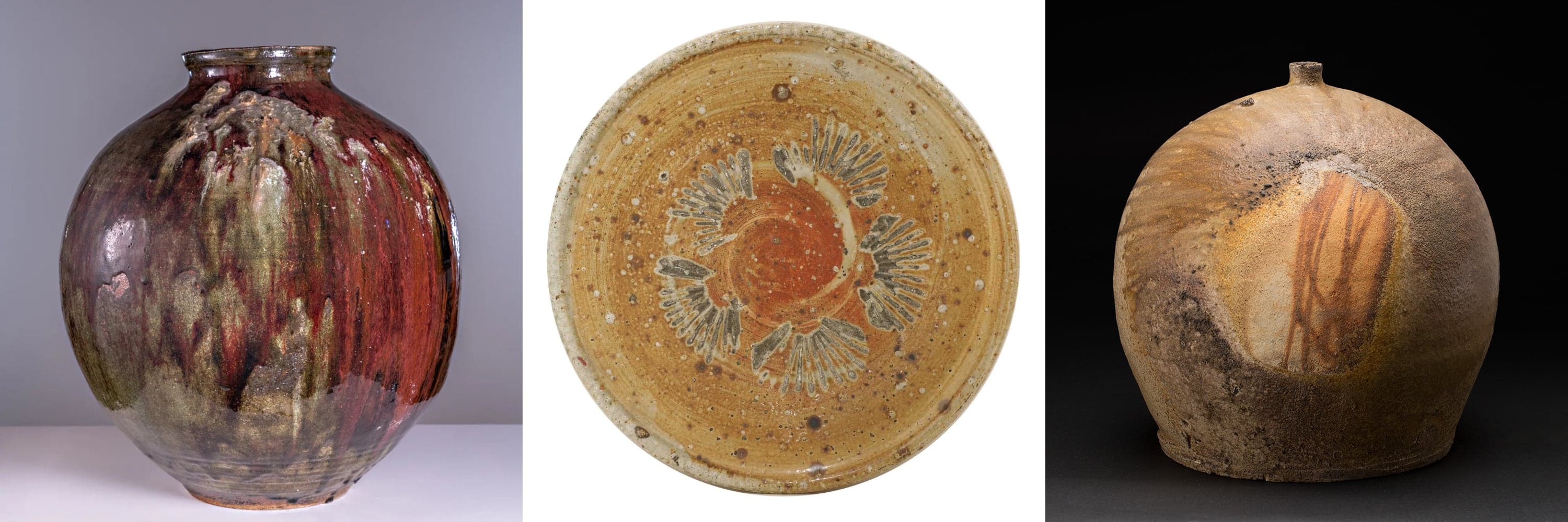 Examples of contemporary stoneware